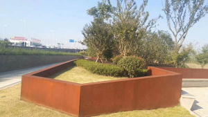 天长耐候钢挡土墙